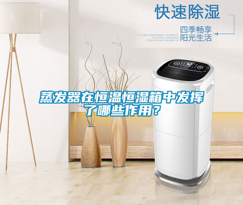 蒸發(fā)器在恒溫恒濕箱中發(fā)揮了哪些作用<div   id=