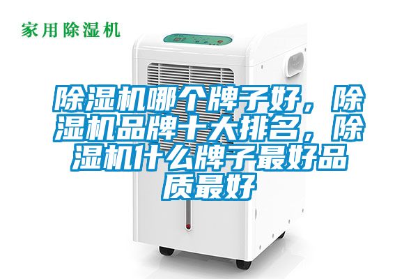 除濕機哪個牌子好，除濕機品牌十大排名<div   id=