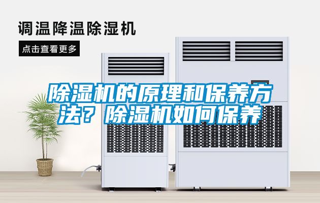 除濕機的原理和保養(yǎng)方法<div   id=
