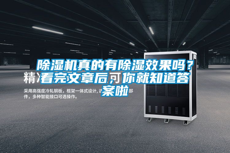 除濕機真的有除濕效果嗎<div   id=