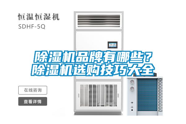 除濕機(jī)品牌有哪些<div   id=