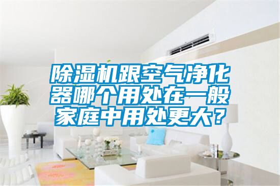 除濕機(jī)跟空氣凈化器哪個用處在一般家庭中用處更大<div   id=